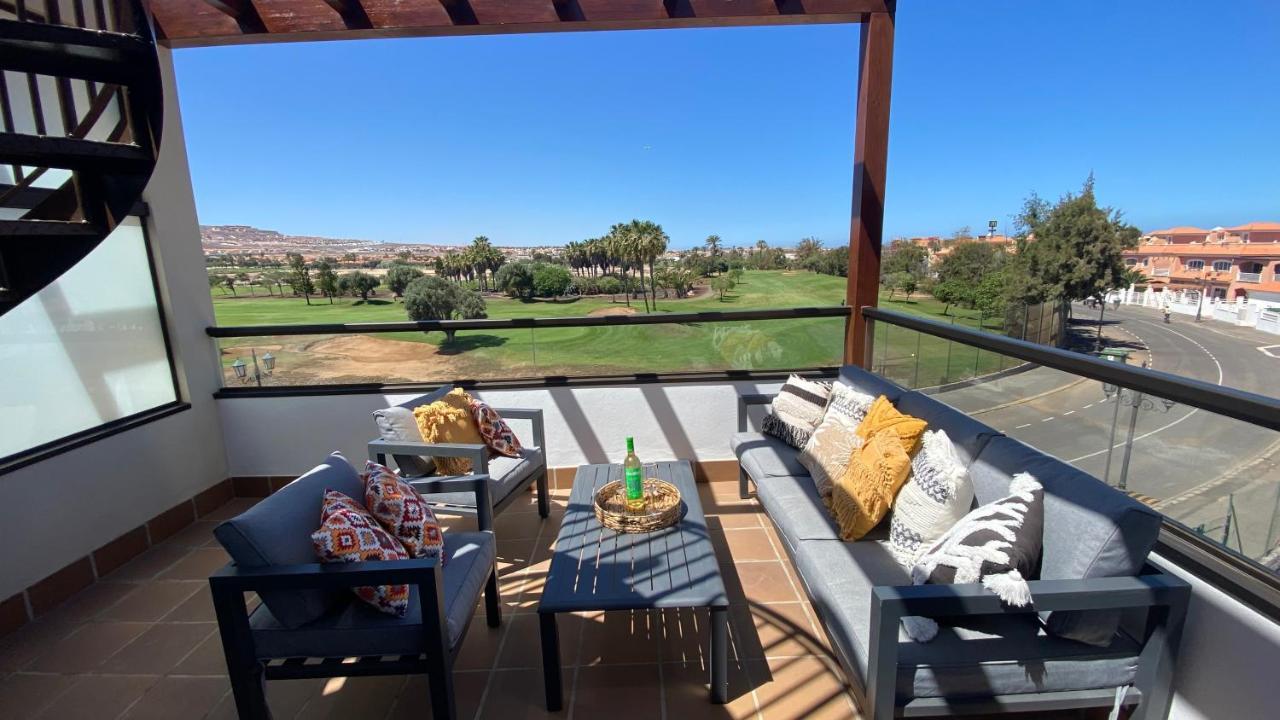 Sunny Luxury Apartment With Two Great Sunny - Level Terraces, Two Swimming Pools, In A New Complex Pueblo Majorero, Close To Fuerteventura Golf Club, Next To The Beach , Atlantico Shopping Mall And Casino In Caleta De Fuste Exterior foto